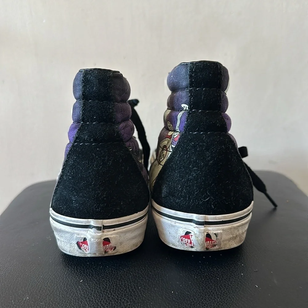 Vans Nightmare Before Christmas Sk-8 Hi Black Purple Sneakers Jack Sally Zero